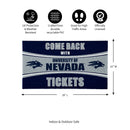 28" x 16" PVC Trapper Mat, Come Back with Tickets, University of Nevada