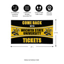 28" x 16" PVC Trapper Mat, Come Back with Tickets, Wichita State University