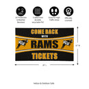 28" x 16" PVC Trapper Mat, Come Back with Tickets, Virginia Commonwealth University