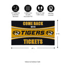 28" x 16" PVC Trapper Mat, Come Back with Tickets, University of Missouri