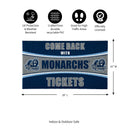 28" x 16" PVC Trapper Mat, Come Back with Tickets, Old Dominion University