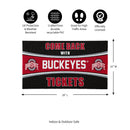 28" x 16" PVC Trapper Mat, Come Back with Tickets, Ohio State University