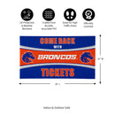 28" x 16" PVC Trapper Mat, Come Back with Tickets, Boise State University