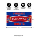 28" x 16" PVC Trapper Mat, Come Back with Tickets, University of Kansas
