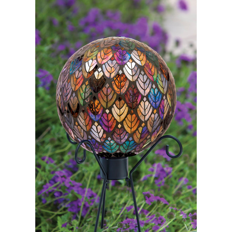 10" Baroque Splendor Mosaic Gazing Ball,2sp4479