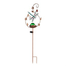 Winged Things Solar Garden Stake, Green