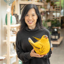 Solar Engraved Yellow Bird