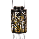 Evergreen Wind,Lasercut Solar Metal Windchime,4.7x4.7x36.6 Inches
