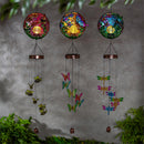 Pollinator Garden Mobile, White Light Solar Mobile, Scenic Pollinator