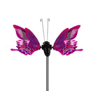 Flutterfly Solar Garden Stake, Pink