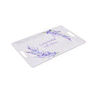 Evergreen Home Accents,18.5" Melamine Rectangular Tray, Lavender Fields,18.6x12x0.67 Inches