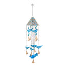 Sky Blue Bird Garden Bells,2wc007