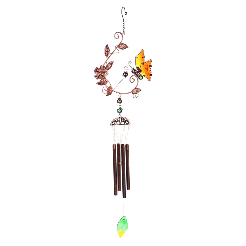 Garden Flutter Windchime Assortment, 6 assorted designs,2wc1110