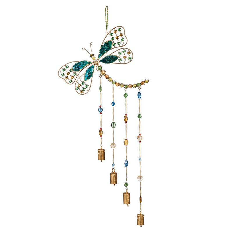 Dragonfly Design Beaded Wind Chime,2wc1809