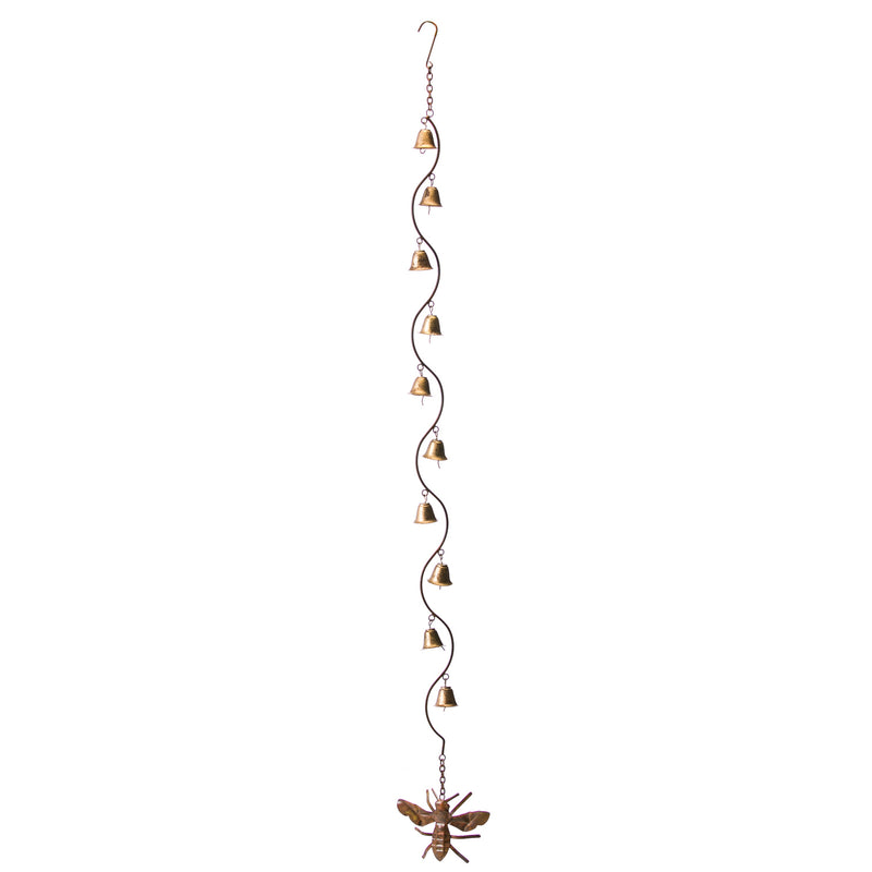 Extra Long Garden Chime Bells with Bee Icon,2wc502