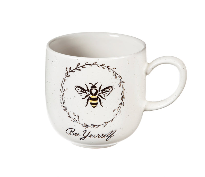 Ceramic Cup, 12 OZ, Bee Sayings, 4 Asst,3amh055