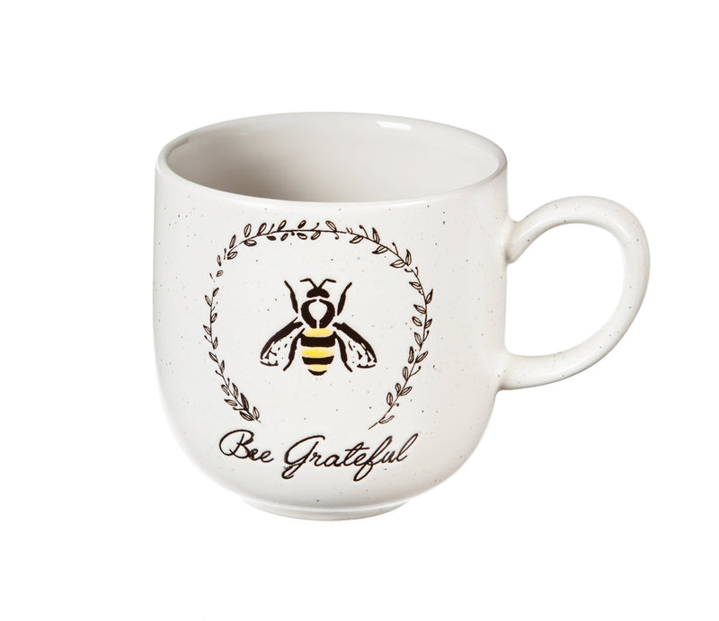 Ceramic Cup, 12 OZ, Bee Sayings, 4 Asst,3amh055