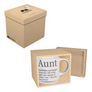 Coffee Cup Funny Title Series Ceramic Cup, Aunt, 14oz, Gift Box