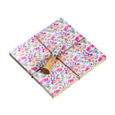 Petal Paradise Wood Cheese Board with Knife Set, Asst