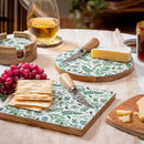 Olive Oasis Wood Cheese Board with Knife Set, Asst