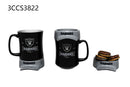 11oz. Ceramic Cup and Coaster Gift Set, Las Vegas Raiders,3ccs3822