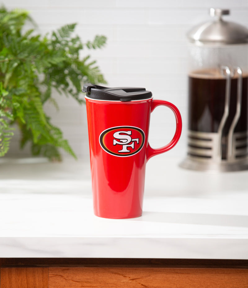 San Francisco 49ers, 17oz Boxed Travel Latte,3ctc013826