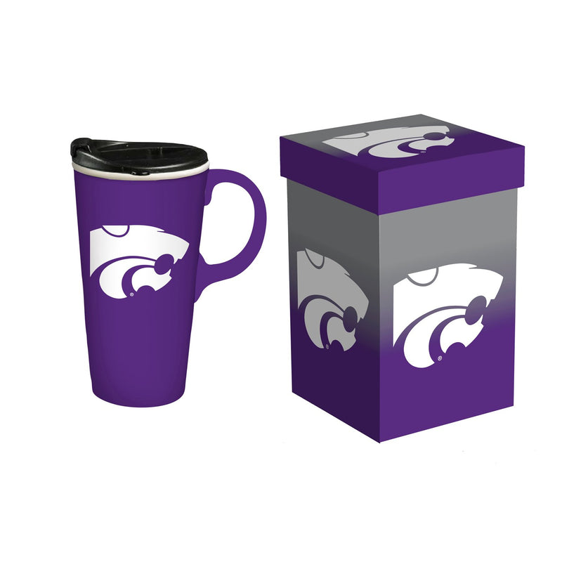 Kansas State University, 17oz Boxed Travel Latte,3ctc01943