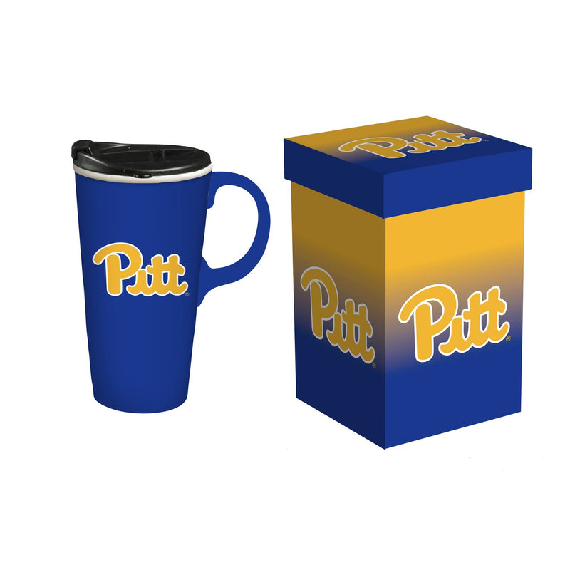 University of Pittsburgh, 17oz Boxed Travel Latte,3ctc01961