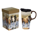 Ceramic 3CTC Travel Cup, 17 oz. w/Box, Splashdown,3ctc019786
