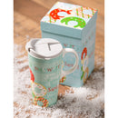 Ceramic Travel Cup, 17 OZ. ,w/box, Donut Worry,3ctc047182