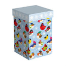 Holiday Poinsettia Travel Cup Ceramic Perfect Cup, Portly Birds, 17oz, Gift Box