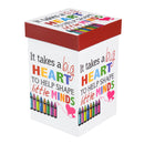 Ceramic Travel Cup, 17 OZ., Big Heart