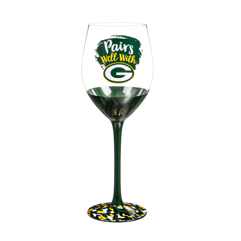 Green Bay Packers, 17oz Boxed Stemware,3cwg3811