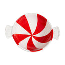 Baking Spirits Bright Bowl Peppermint Candy Ceramic Serving Dish, 7.5"L