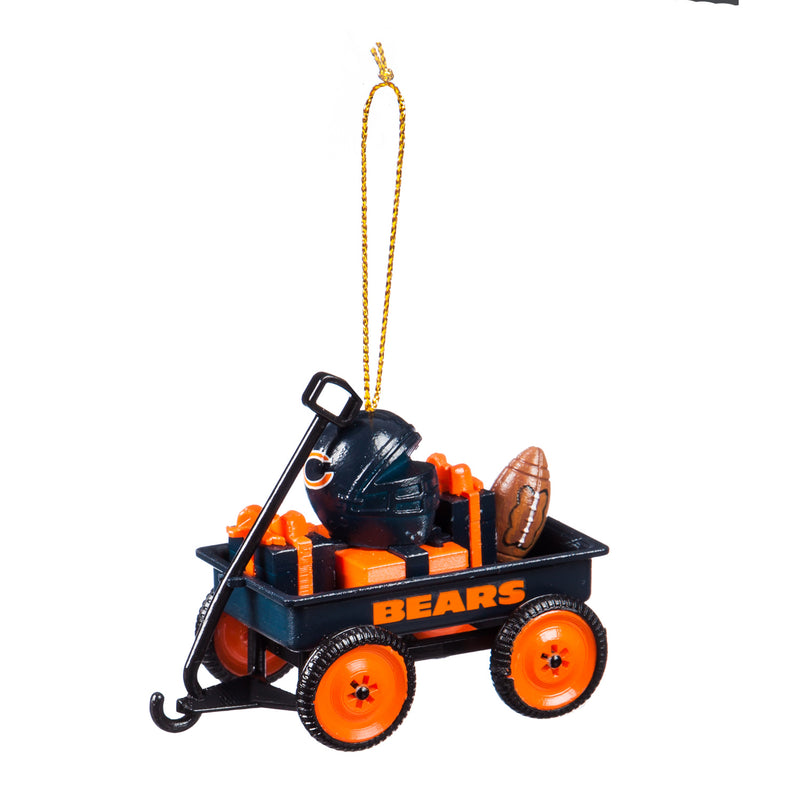 Team Wagon Ornament, Chicago Bears,3ot3805wgn