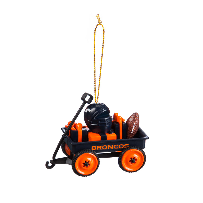 Team Wagon Ornament, Denver Broncos,3ot3809wgn