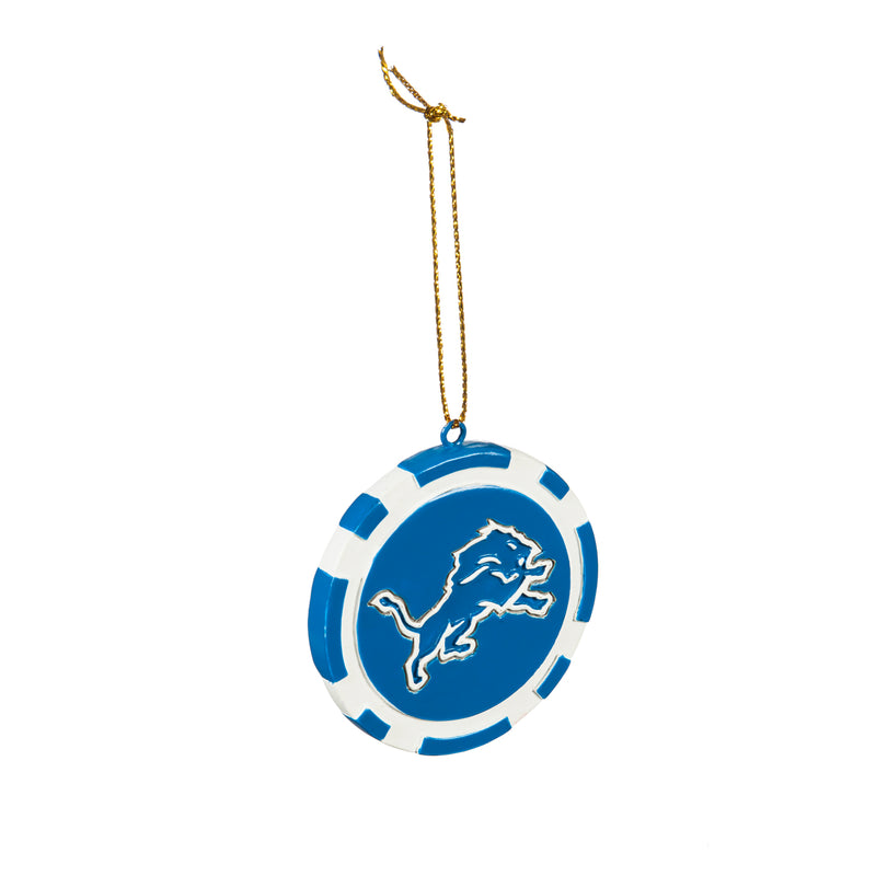 Game Chip Ornament, Detroit Lions,3ot3810pc