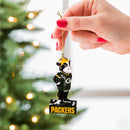 Green Bay Packers, Cow Mascot Statue Orn