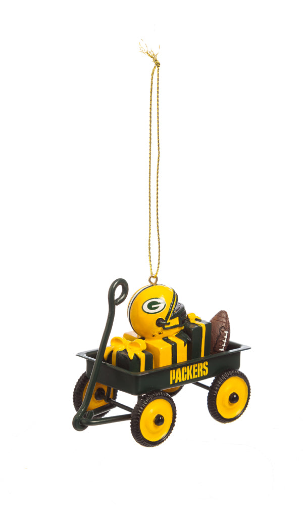 Team Wagon Ornament, Green Bay Packers,3ot3811wgn