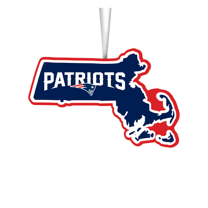 New England Patriots, State Ornament,3ot3818state