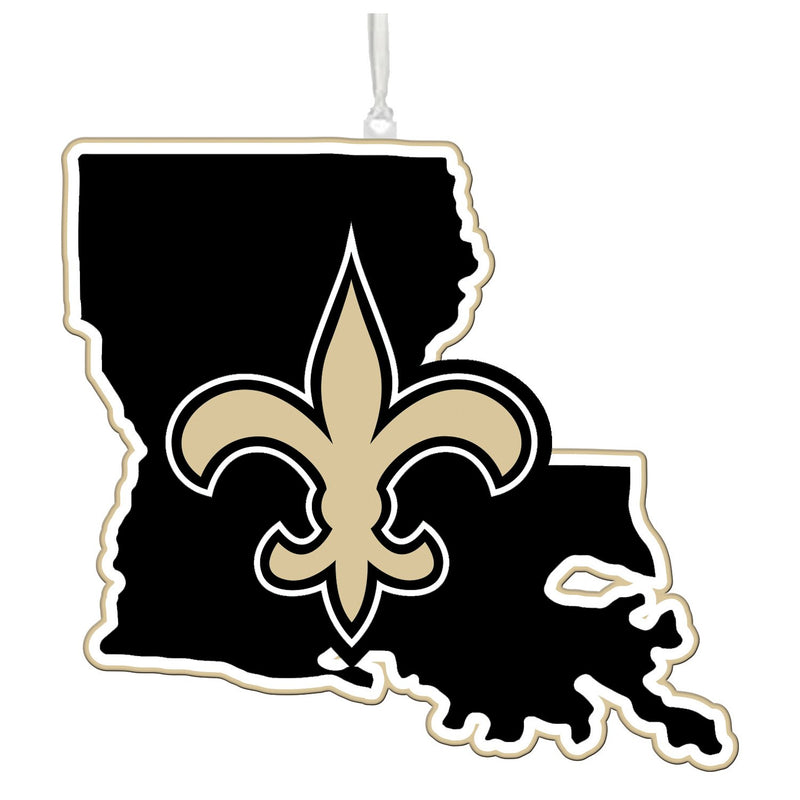 New Orleans Saints, State Ornament,3ot3819state