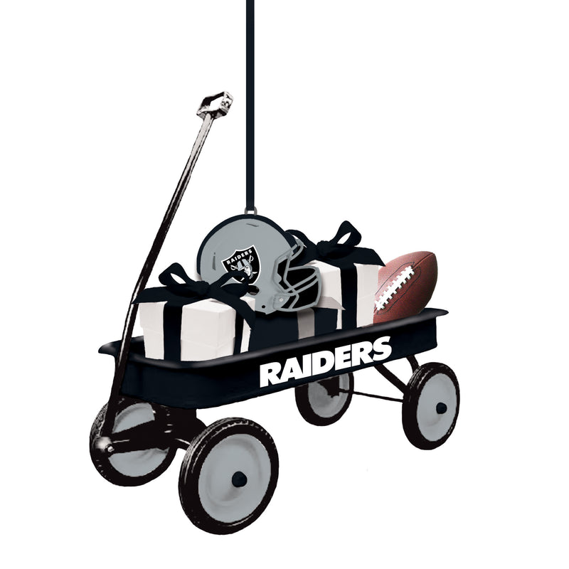 Team Wagon Ornament, Oakland Raiders,3ot3822wgn