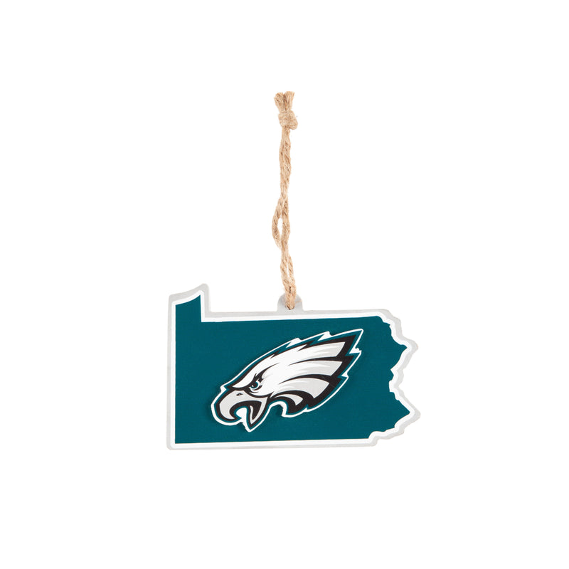 Philadelphia Eagles, State Ornament,3ot3823state