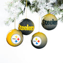 Pittsburgh Steelers LED Boxed Ornament Set of 6