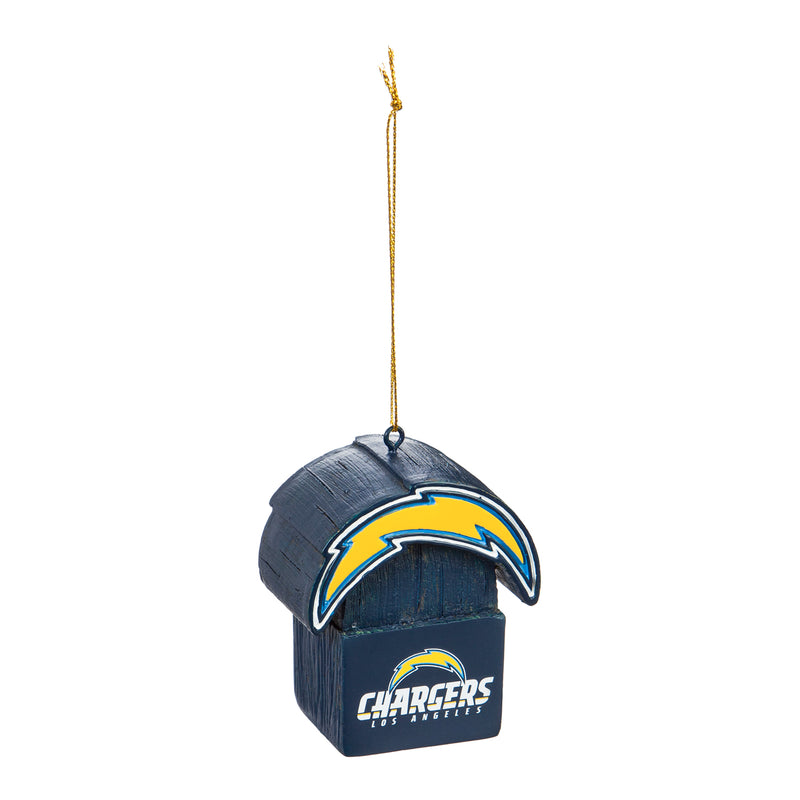 Mascot Ornament,  Los Angeles Chargers,3ot3825masb