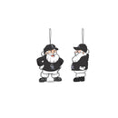 Colorado Rockies Coach Santa Ornament