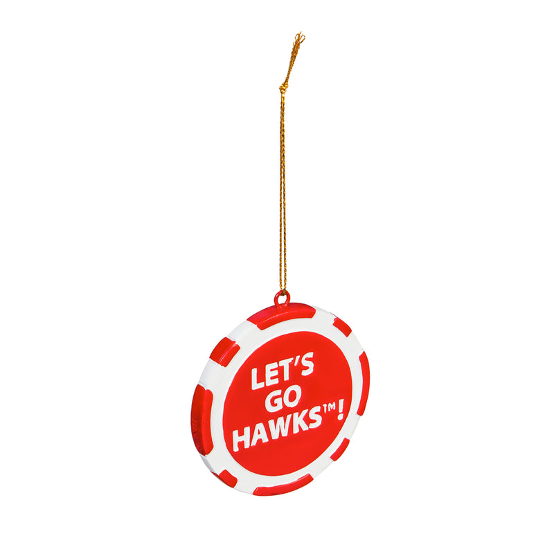 Chicago Blackhawks, Game Chip Ornament,3ot4355pc