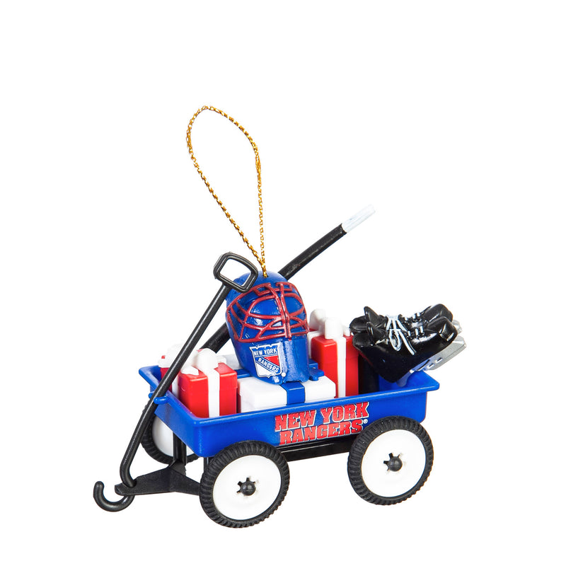 Team Wagon Ornament, New York Rangers,3ot4368wgn