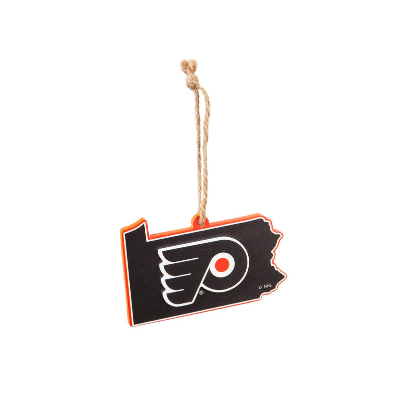 Philadelphia Flyers, State Ornament,3ot4370state