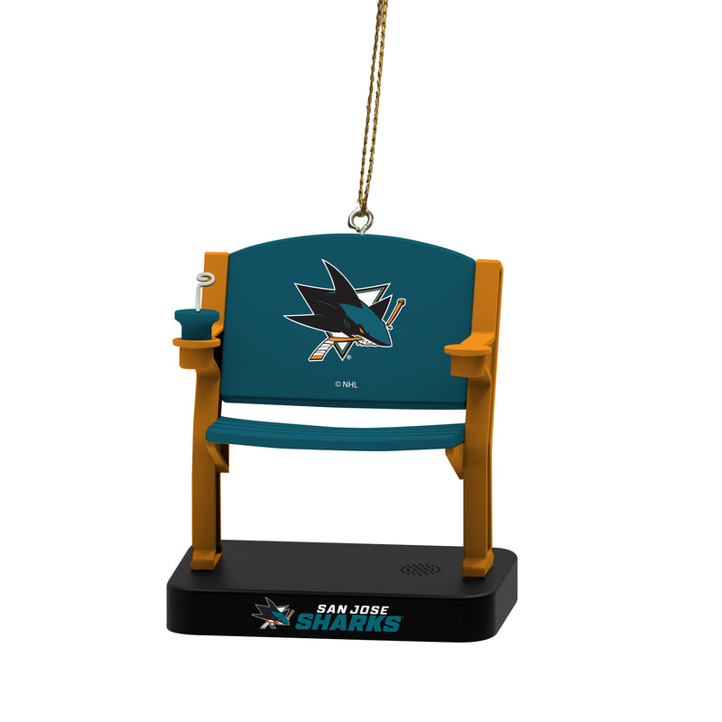 Stadium Seat Ornament, San Jose Sharks,3ot4373stad